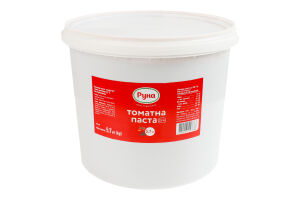 Паста томатная 25% пастеризованная Руна ведро 5.7кг