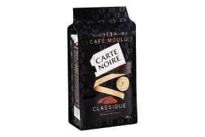 Кофе натуральный жареный молотый Classique Carte Noire м/у 250г