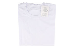 Футболка жіноча біла бавовна р.S-XL Бібо