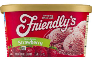 Friendly's Premium Ice Cream Rich & Creamy Strawberry