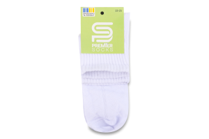 Шкарпетки підл Premier socks ажур серед біл р23-25