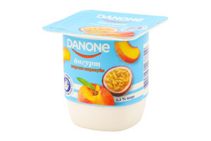Йогурт 1.2% Персик-маракуя Danone ст 115г