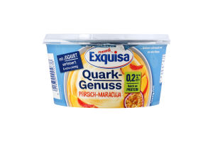 Десерт творожный Exquisa персик-маракуйя 0,2%