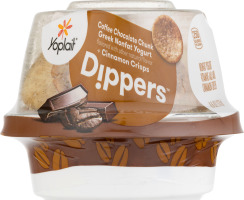 Yoplait Dippers Greek Nonfat Yogurt Coffee Chocolate Chunk + Cinnamon Crisps