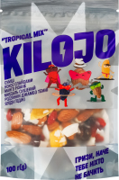 Смесь кокос слайсами, манго резаное, миндаль сушеный, изюм Джамбо, ягоды годжи Tropical mix Kilojo д/п 100г