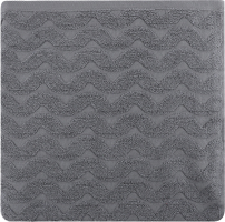Рушник сірий махровий жакард 70*140см 500г/м2 ГМ Текстайл