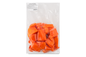 Тыква очищенная нарезанная кусочками вакуумированная ТОВ Ерагро в/у 500г