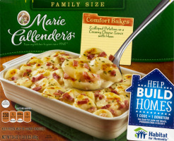 Marie Callender's Comfort Bakes Scalloped Potatoes In A Creamy Cheese Sauce With Ham