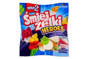 Мармелад жувальний збагачений вітамінами Герої Nimm2 м/у 90г