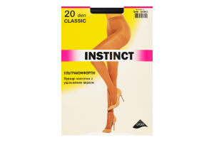 Колготки женские Instinct Classic 20den 3 nero