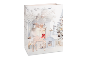 Пакет подарунковий новорічний 26*10*32см KYYW108