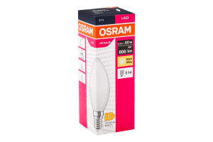 Лампа світлодіодна 6,8W 230V E14 3000К B60 Osram