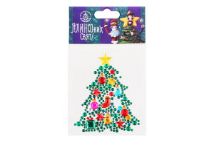 Наліпки для декорування Новорічна ялинка