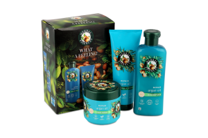 Набiр Argan Oil Шампунь 350мл+Бальзам-ополіскувач 250мл+Маска д/волосся 300мл Herbal Essences