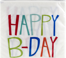 Hallmark Party Napkins Cake & Confetti - 16 CT