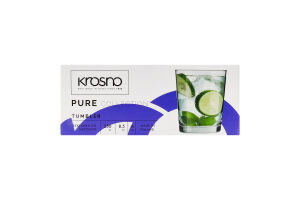 Набір склянок Krosno Pure низьких 6*250мл