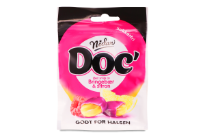 Льодяники Doc' зі смаком малини та лимону
