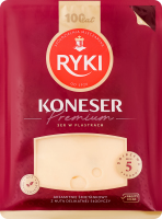 Сир Koneser Premium 50% нарізка 135г газ/уп Ryki