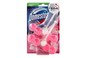 Блок для очищення унітазу Крижана магнолія Power 5 Domestos 2х55г