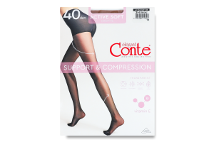 Колготки женские Conte elegant Active soft 40den 2 bronz