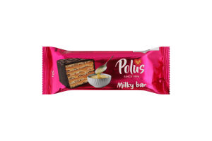 Торт вафельний глазурований з додаванням згущеного молока Polus м/у 50г