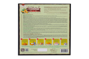 Коржі д/торта Медовик з ядрами бобів арахісу 500г Мерсі