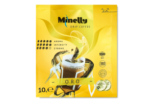 Кофе жареный молотый в дрип-пакете Oro Minelly м/у 10г