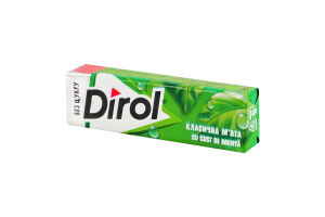 Резинка жевательная без сахара с подсластителями Классическая мята Dirol м/у 14г