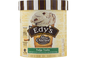 Edy's Slow Churned Light Ice Cream Fudge Tracks