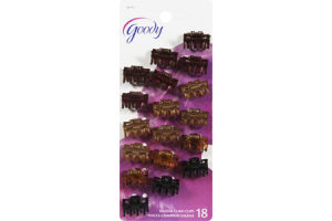 Goody Salena Claw Clips - 18 CT