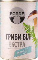 Гриби Borde Білі екстра консервовані