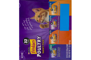 Purina Friskies Cat Food Poultry Variety Pack - 32 CT