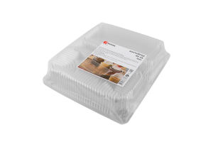 Контейнер Інпак з кришкою прямокутний 6шт. 1600мл