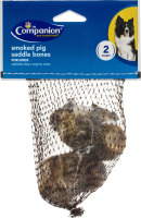 Ahold Companion Smoked Pig Saddle Bones - 2 CT