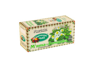 Чай Мята + Ромашка Карпатський чай к/у 20шт