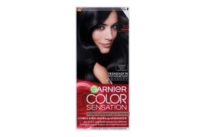 Крем-краска для волос Color Sensation Ультрачерный №1.0 Garnier