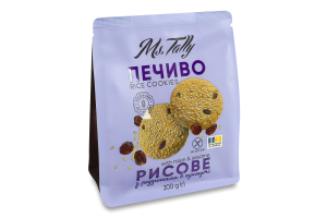 Печенье рисовое с изюмом в кунжуте Ms.Tally м/у 200г