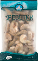 Креветки заморожені в панцирі сирі 16/20 Polar Seafood б/г м/у 1кг