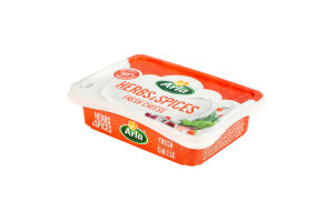 Крем-сыр 50% С травами и специями Arla п/у 200г