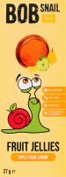 Мармелад фруктовий Яблуко-груша-лимон Jelly Bob Snail к/у 27г