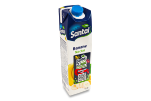 Нектар пастеризований банановий Santal т/п 1л