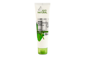 Крем для профілактики тріщин ступнів ніг з олією чайного дерева Natural SPA 100мл