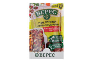 Приправа жидкая нестерилизованная в томатном соусе Нежная говядина Верес д/п 200г