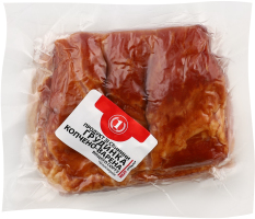 Грудинка к/в в/г порційна в/у вагова ТМ "1"