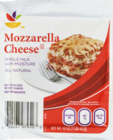 Ahold Cheese Mozzarella Whole Milk All Natural