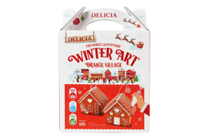 Печенье сахарное с ароматом апельсина Апельсиновый поселок Delicia к/у 400г