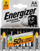 Батарейка АА 1.5V LR6 Alkaline Power Energizer 6шт