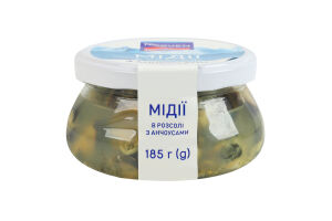 Мидии в рассоле с анчоусами Norven с/б 185г