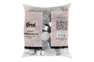 Свічка чайна біла 6год горіння №У7055 Nord Home Living 30шт