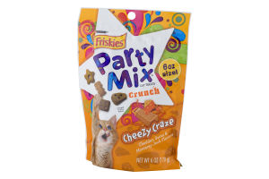 Purina Friskies Party Mix Cat Treats Crunch Cheezy Craze